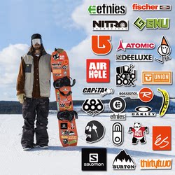Extreme Sports Double Board Waterproof 및 Traceless PVC 스티커