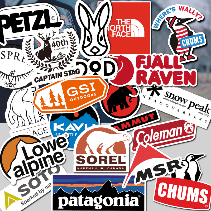 Outdoor Hiking Camping Tent Camping Adventure Traveler North Face Chums Extreme Water Cup Logo Helmet Sticker Art