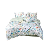 Шелковый летний комплект, шелковистый пододеяльник, детская простыня, покрывало для школьников, 4 предмета