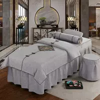 Светло -серый новый цвет хлопок и льняная вышивка