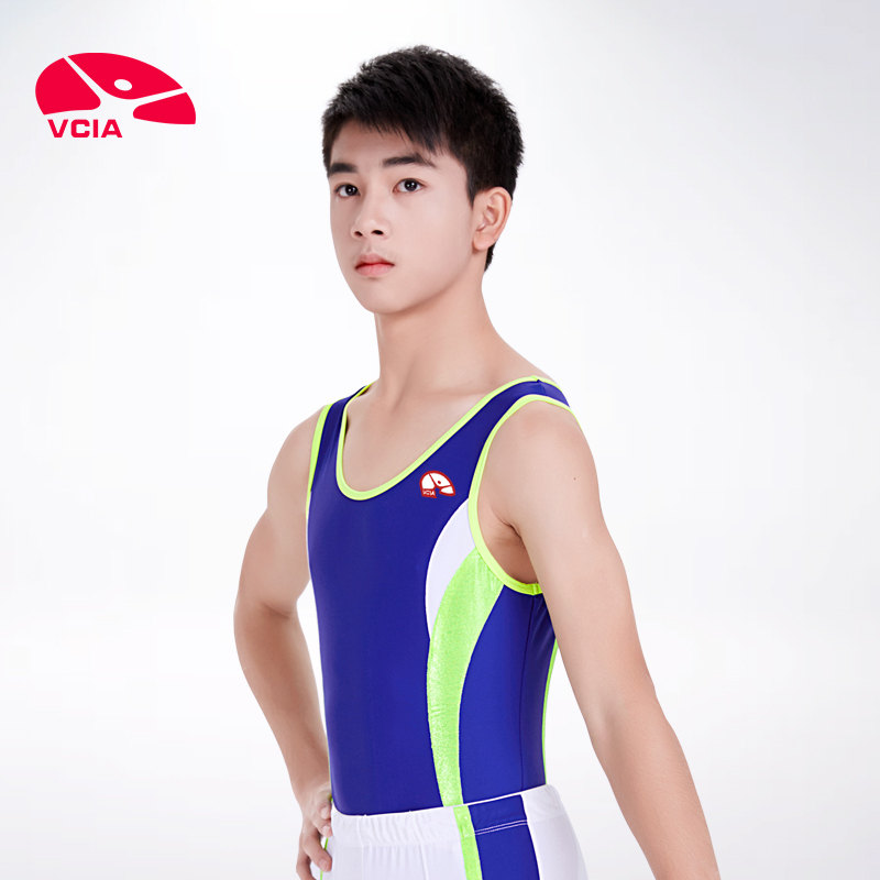 Li Weika VCVIA professional gymnastics men's body gymnastics suit Trampoline Trampoline for competitive art 18GV046B