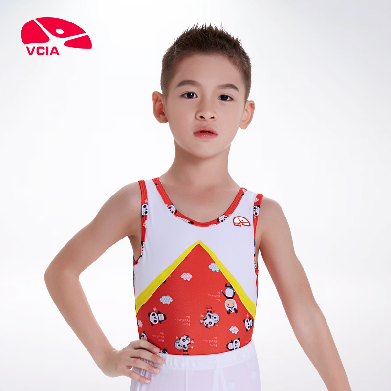 Li Weika VCVIA Children's Gymnastics Suit Vest Trampoline Happy Gymnastics Performance 18KV010B
