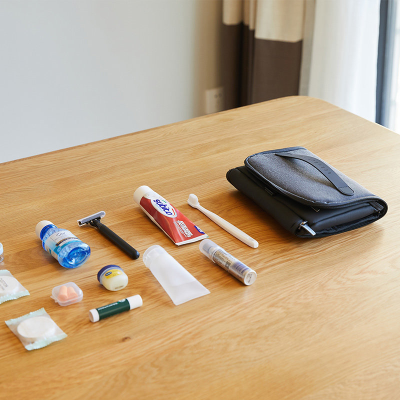 Bee building deformation wash bag Pro men's simple portable large capacity travel business trip women's cosmetics storage bag