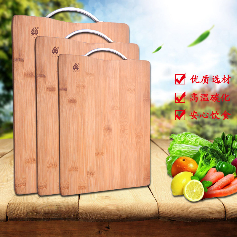 Kitchen bamboo cutting board whole sticky board solid bamboo kitchen household rectangular chopping board rolling board fruit knife board