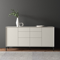 Modern minimalist ultra-thin sideboard against the wall household light luxury tea cabinet wine cabinet locker minimalist dining cabinet
