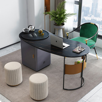 Light luxury slate office kung fu tea table tea table home living room large balcony modern minimalist study drinking tea table