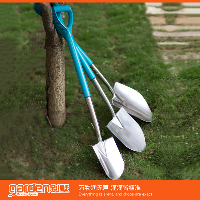 Nederster Hardened Steel Gardening Shovel Snow Shovel Shovel Earth Tools Gardening Tools Agricultural Small Iron Shovel Soldier Shovel