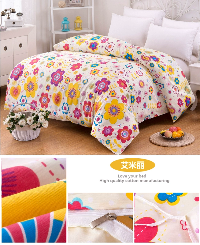 Cotton twill quilt cover đơn mảnh Cotton đôi quilt cover 200 230 giải phóng mặt bằng đặc biệt