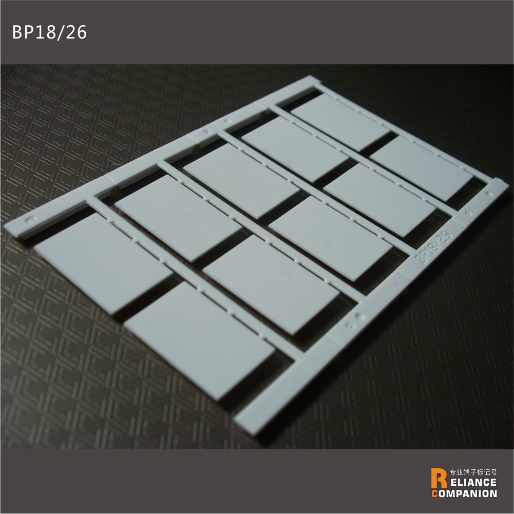 Japanese terminal marking number BP18 26 marking strip applies to the Weidmiller terminal identification SAK2 5 DU2 5