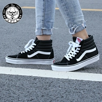 Giày cao cổ nam Vans Giày nữ sk8-hi Giày vải màu xanh hải quân cổ điển màu đen và trắng VN-0D5IB8C / NVY giày converse run star hike