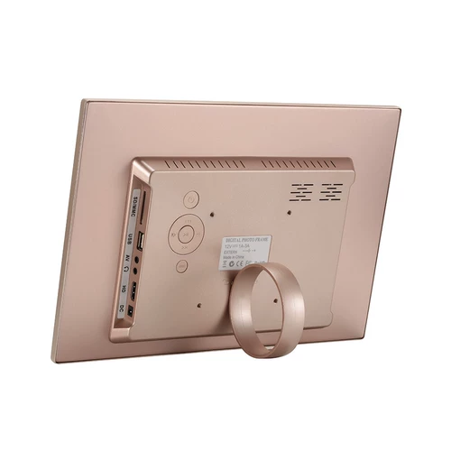 Металлическая цифровая фоторамка, ультратонкий электронный музыкальный фотоальбом, алюминиевый сплав, 12 дюймов