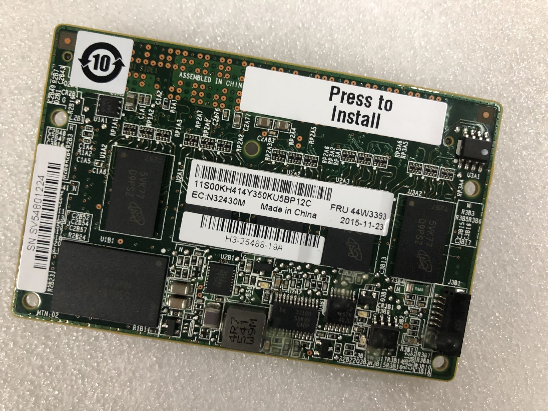 IBM M5210 1G cache single cache 47C8657 47C8656 44W3393 47C8654 44W3393 dress