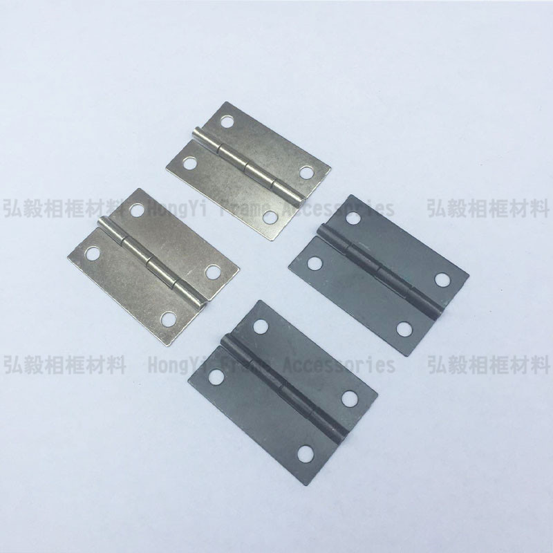 Photo frame accessories 25 * 35 small hinges Black silver Process Gift Hem Accessories Wedding photo gallery Photo Frame Pendulum accessories