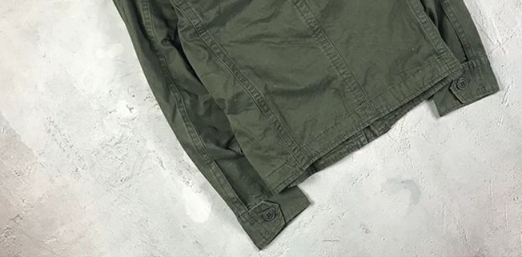 Áo khoác nam mùa thu retro cho nam áo khoác cotton nặng nước giặt áo khoác nam đa dụng áo khoác nam