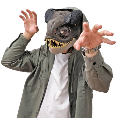 Mặt nạ trẻ em Mattel Jurassic World 3 mặt nạ kinh dị hiệu ứng âm thanh Tyrannosaurus rex mặt nạ ngộ nghĩnh cosplay mặt nạ đắp mặt nạ cho bé gái mặt nạ dưỡng da cho trẻ em 