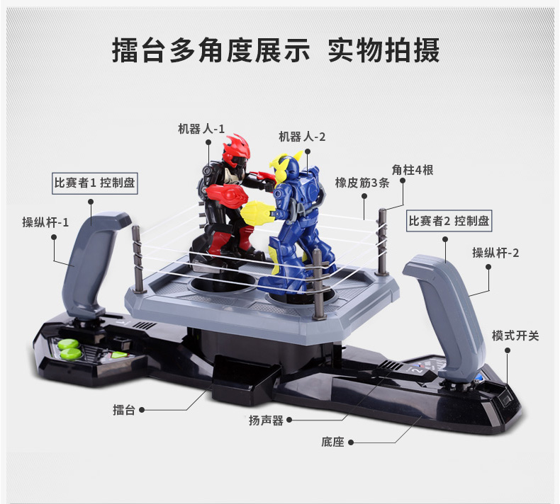 Yinhui Silverlit thông minh điều khiển từ xa nền tảng trận robot đôi chiến đấu cặp chơi boxing đồ chơi thiết lập