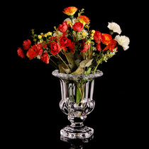 Flaventz creative green dill hydroponic plants Glass transparent flower vase Flower arrangement container Flower pot utensils desktop
