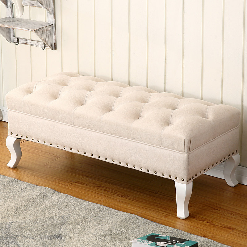 Entrance shoe changing stool wear shoe stool living room sofa footrest ottoman bedroom bed end stool technology cloth sofa stool