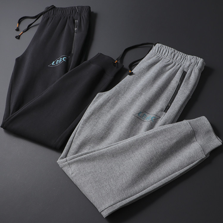 Guest for bifacial flat print foreign trade men's clothing factory cut tail single tightness waist sports casual pants men's closets