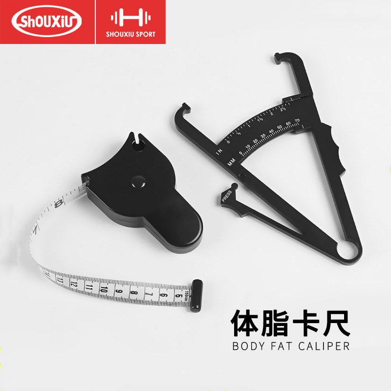 [USD 33.10] Fat card ruler body fat clip professional leather pleated ...