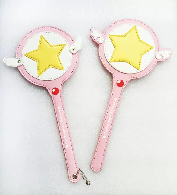 Anime Sakura Magic Card Girl Sakura Ngoại vi Cane Magic Wand Fairy Rod Star Stick Thẻ Chủ thẻ ví đựng thẻ lv