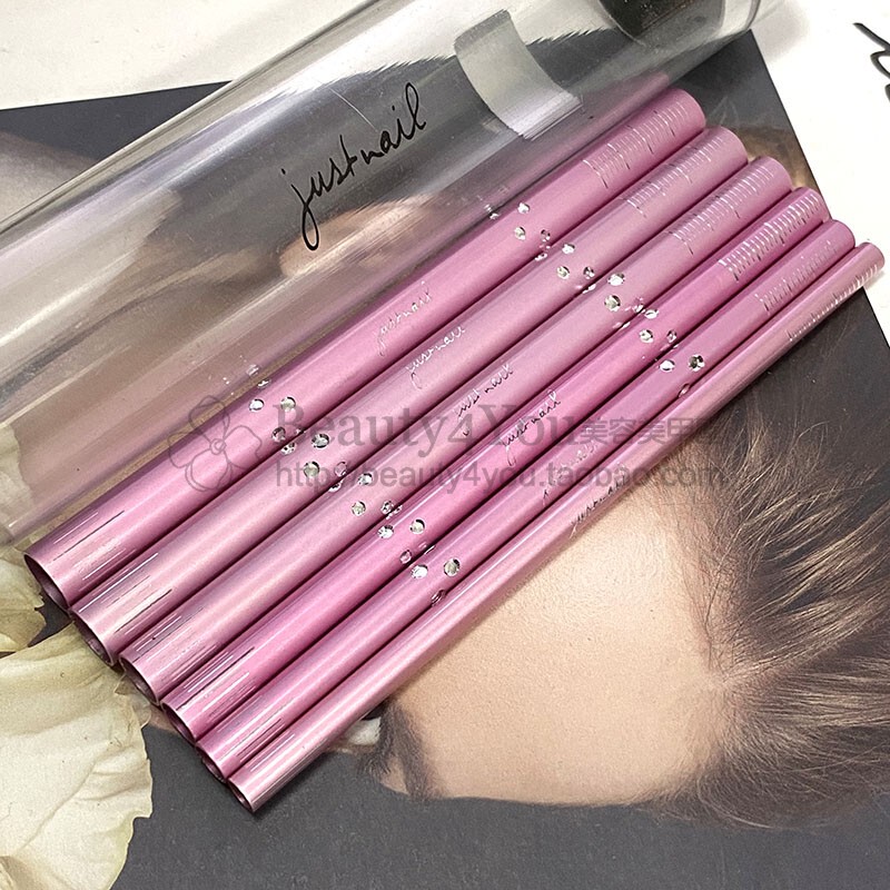 Taiwan Justnail Crystal Nail Phototherapy Nail Art with Graduated Shaping Stick (Pink/Silver 6 Pieces) Taiwan Justnail Crystal Nail Phototherapy Nail Art with Graduated Shaping Stick (Pink/Silver 6 Pieces)