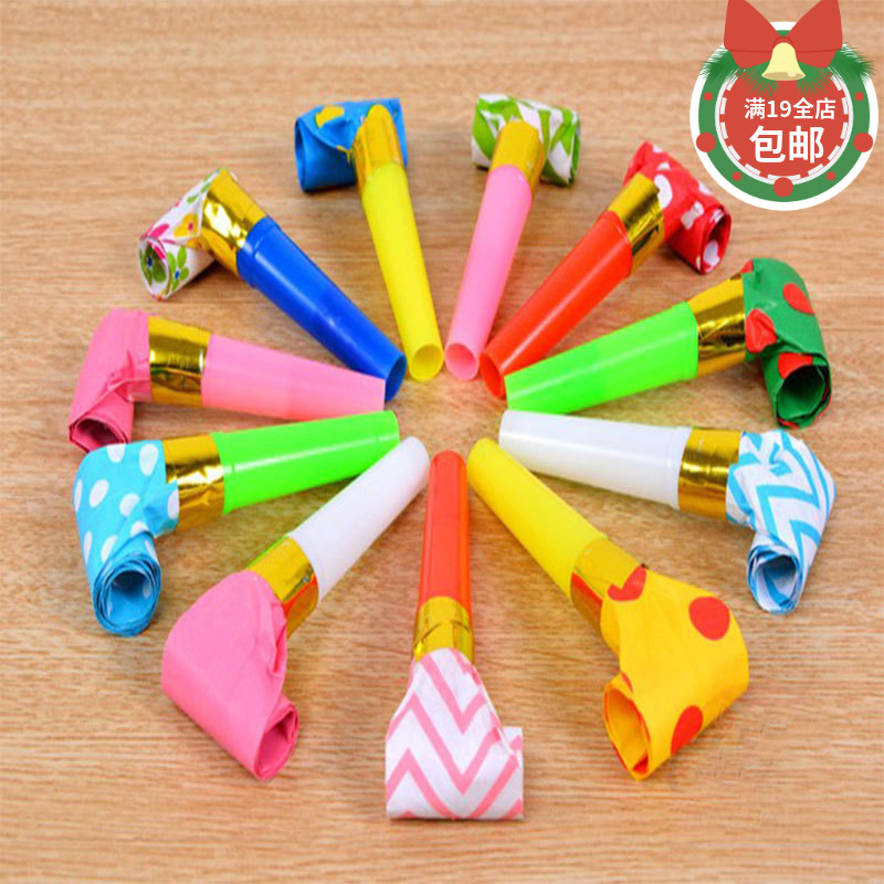 Blow Dragon Whistle Children's Birthday Party Little Toy Spatula to blame for the Whistle Kindergarten Active Prop Supplies Flute