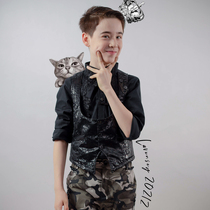 lavensey Leuven Jubilee Childrens clothing New pint boy Black Horse clip Inn jacquard satin splicing mateen