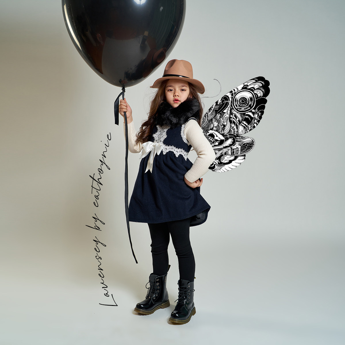 Lavensey Leuven Jubilee 2022 New pint girl comeback Grace autumn winter fur dress Cashmere Vest Dress