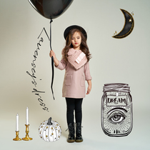 Le Wenxi Casual Regular New Girls Thick Wool Three-quarter Sleeve Dress Skirt Without Neck Ladys Skirt