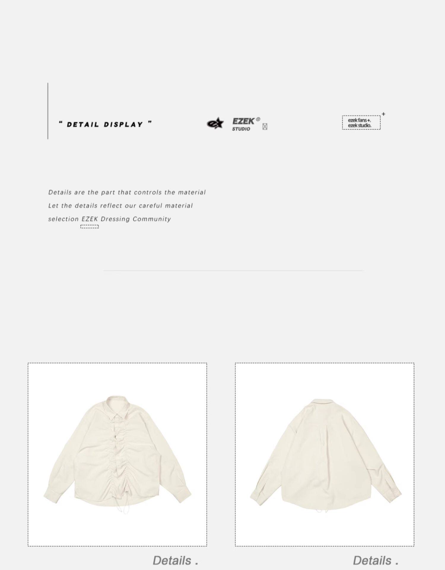 EZEK рубашка женские модели 2025 новый взрыв моделей Ранняя весна уникальный супер хороший смотреть куртка темперамент полоса накладки пальто женщина 