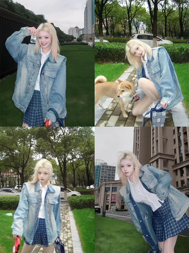 Женские джинсовые топы Ezek в стиле ретро, ​​весна-осень 2025, новые тонкие джинсовые топы, лучший модный бренд