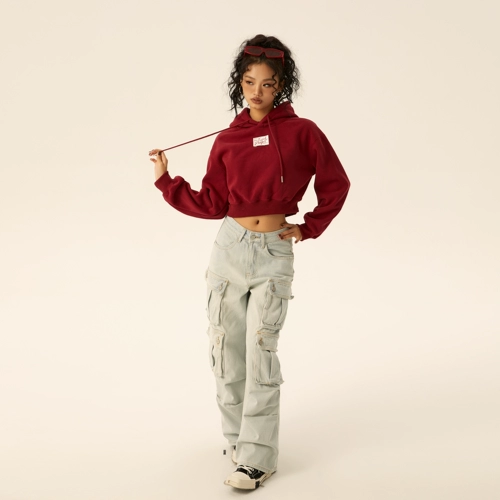 Оригинальные дизайнерские ретро зимние штаны, джинсы для отдыха, в американском стиле, свободный прямой крой