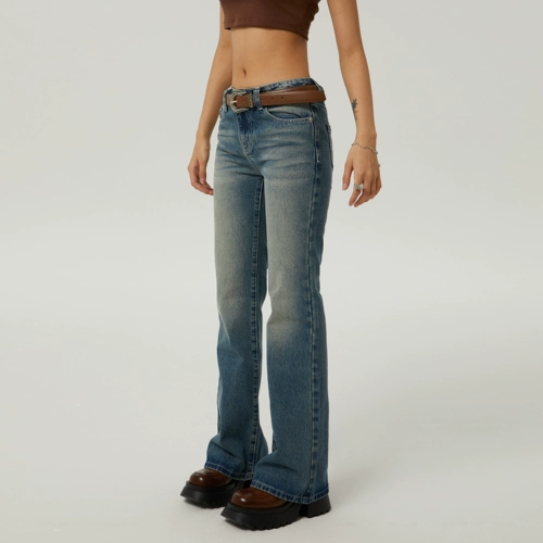 Оригинальные ретро летние джинсы, штаны, в американском стиле