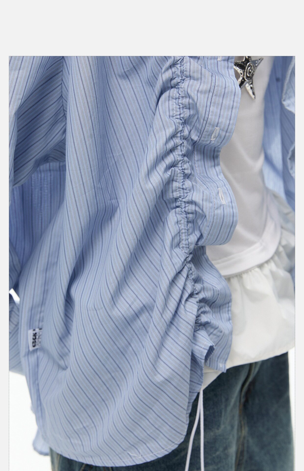 Тонкий лонгслив для отдыха, летняя рубашка, на шнурках, оверсайз 