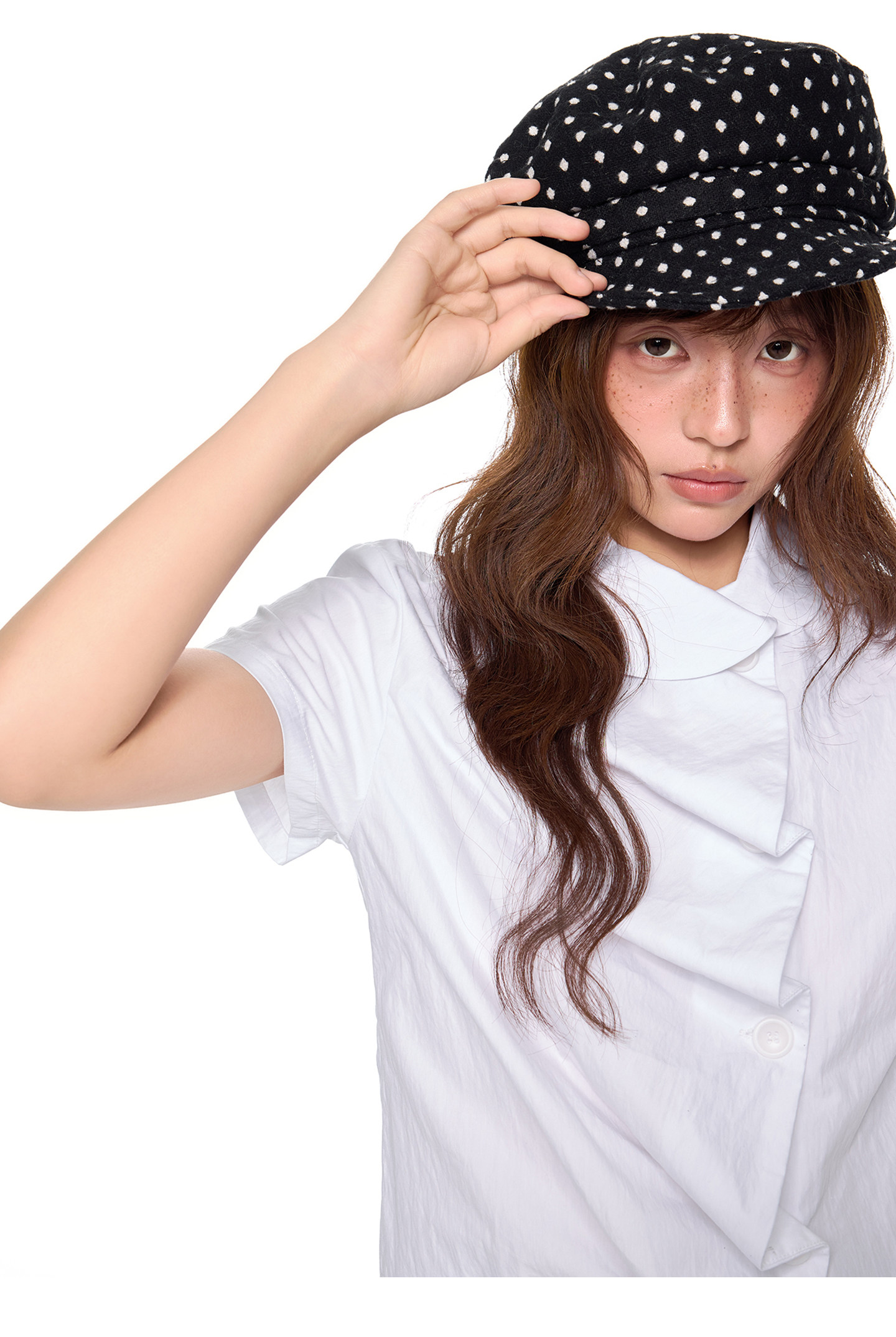 EZEK Gingham Puff Sleeve Blouse