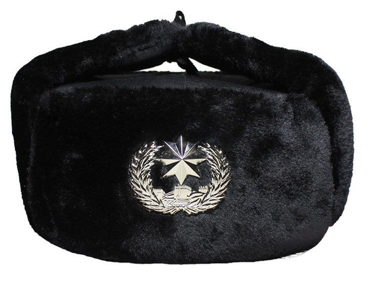 Lei Feng's hat warm and thickened winter cotton cap protective ear black planting anti-cold security on duty station cap manufacturer direct sales