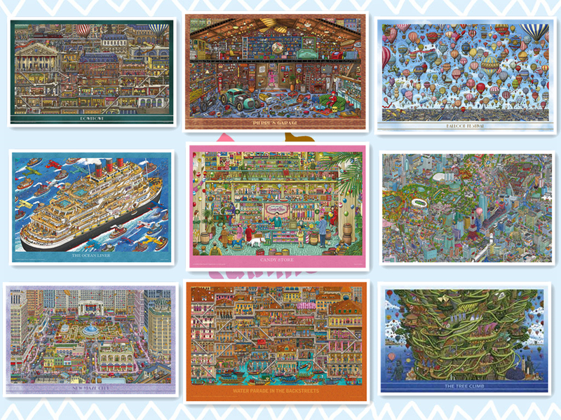 In-Stock, Same-Day Shipping: Yanoman Japanese Imported 300/500/1000 Piece Jigsaw Puzzle, Maze Detective Toy Gift In-Stock, Same-Day Shipping: Yanoman Japanese Imported 300/500/1000 Piece Jigsaw Puzzle, Maze Detective Toy Gift