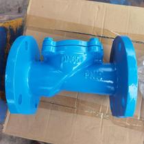 Ball Iron Baking Varnish Rubber Flap Check Valve H44X-16 Flange Check Valve Backstop Valve Water Pipe DN50 80100