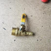 DN15 handle external tooth copper ball valve intubation 8 cm external thread single-mouth copper switch valve