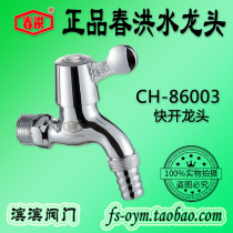 Spring Hung CH-86003 single cold copper quick open tap mop pool pick up tube tap outdoor pool tap
