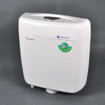 Wall-mounted toilet energy-saving flushing bathroom water tank squatting toilet chrome double Press water tank plastic steel water tank 002D