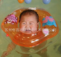 Baby collar wholesale newborn soft inflatable anti-back thick double airbag neck ring swimming ring