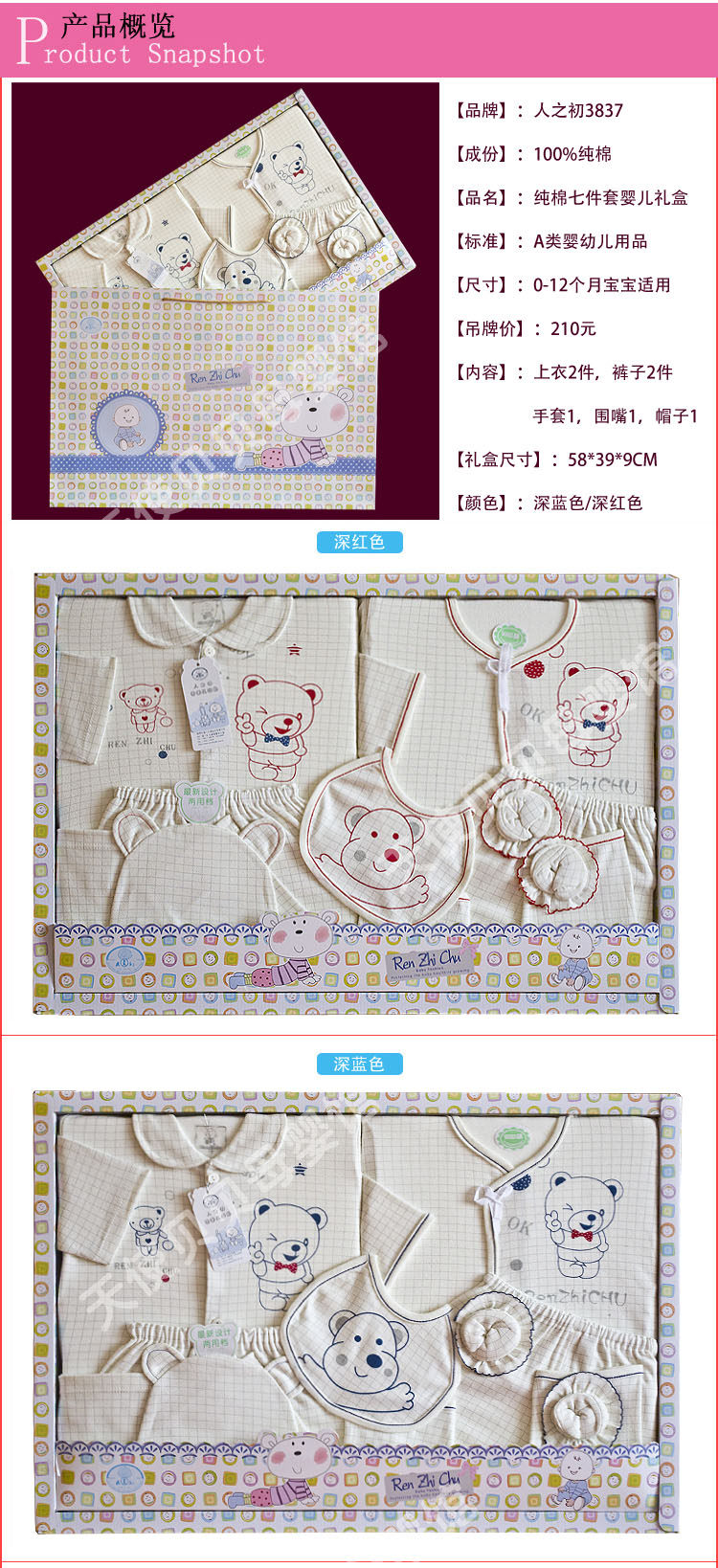 Coffret cadeau pour nouveau-né - Vêtements + Accessoires - Ref 1977718 Image 25