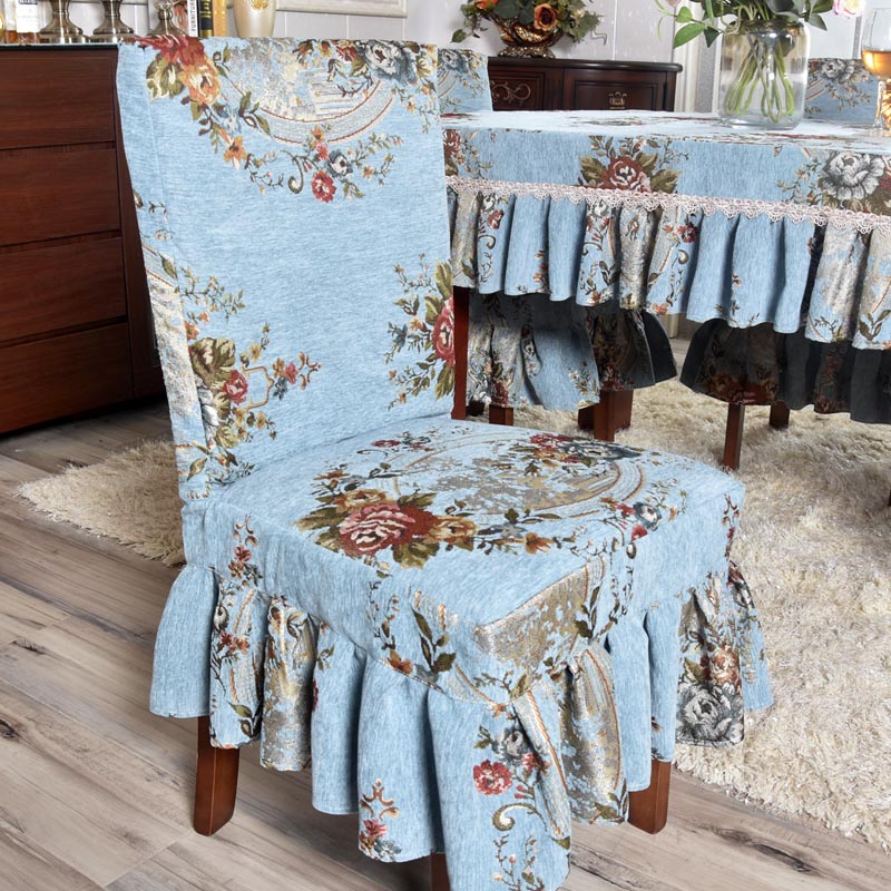 Eurostyle even body chair cover stool cover snow Neil thickened wedding chair cover Home swapped stool cover bench cover