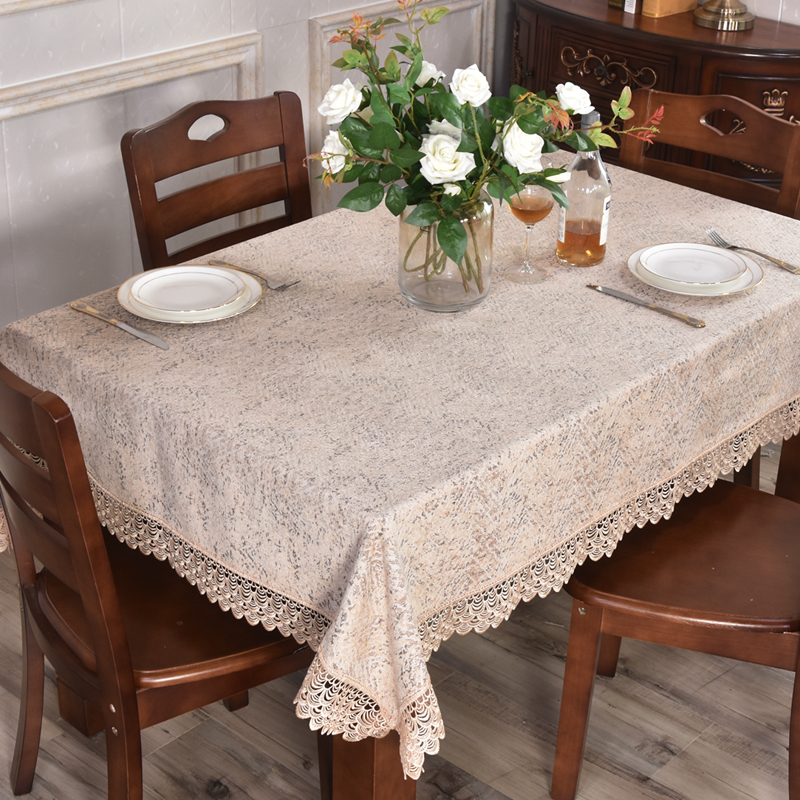 Jane O noble table cloth rectangular machine washable home cloth art table cloth table cloth light and luxurious living-room square table cloth custom-made