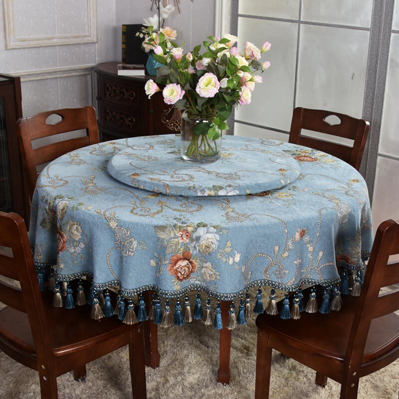 Eurostyle high-end table cloth round tea table cloth-cloth parlor-room table cloth garden table cloth garden table cloth for home cloth art table cloth