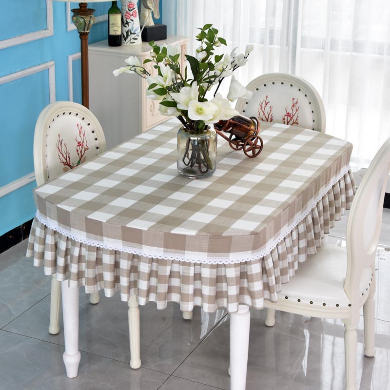 Minimalist plaid table cloth small square cloth art cotton linen small clear new oval table cloth for home web black tea a few table cloth
