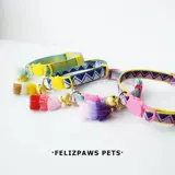 Этнический безопасный чокер, колокольчик с кисточками, ожерелье, аксессуар, домашний питомец, этнический стиль, кот