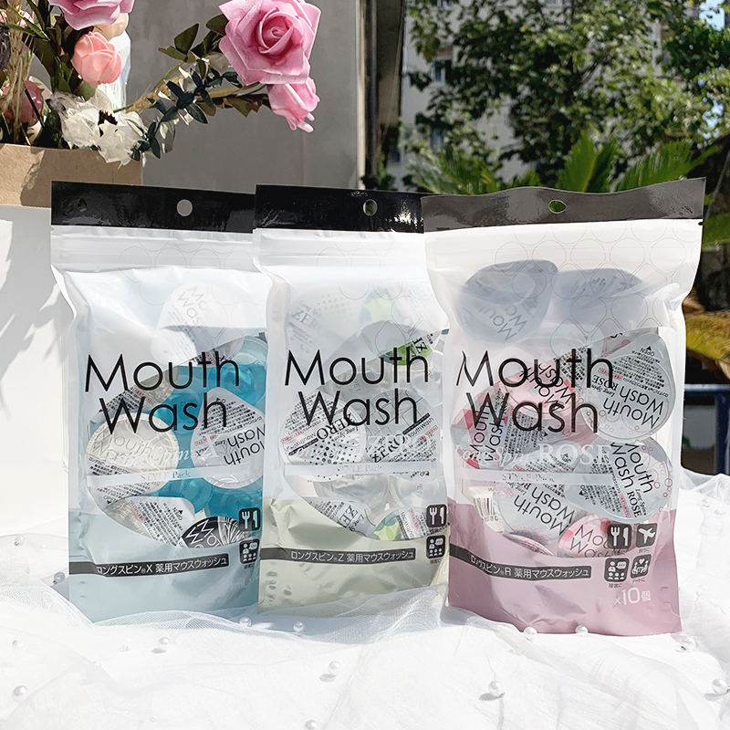 Japan OKINA mouthwash portable granules 10 Grain Loaded Rose Mint Citrus Mixed Dating Kissing God